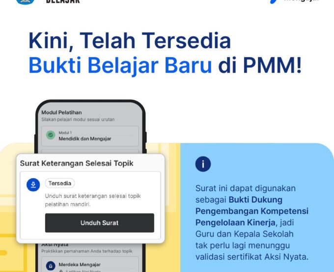 Baru! Surat Keterangan Selesai Topik Pelatihan Mandiri