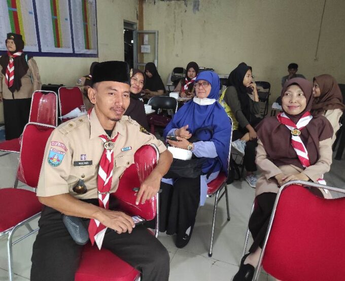 Pramuka Kecamatan Cibeber Ikuti Lomba Kwarran Tergiat Tingkat Kota Cilegon